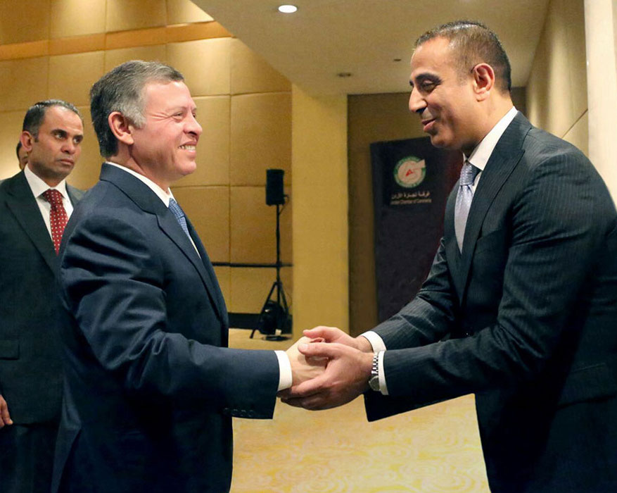 With His Majesty King Abdullah II